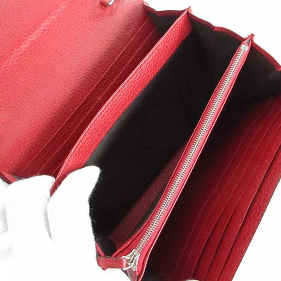 Auth GUCCI Dyonisus Chain wallet Red leather - Picture 11 of 12